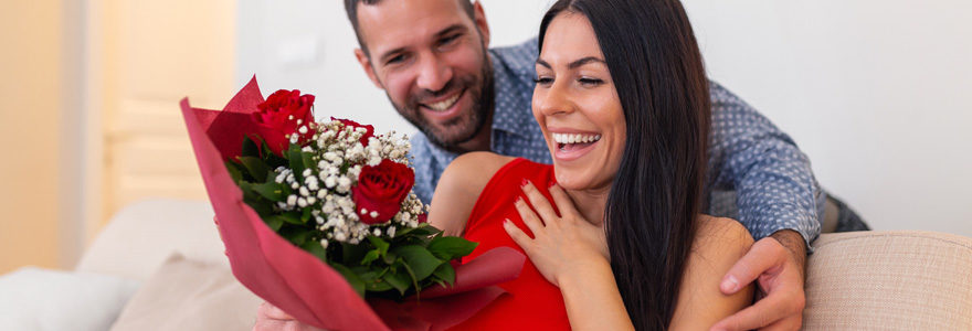 fleurs pour la Saint-Valentin
